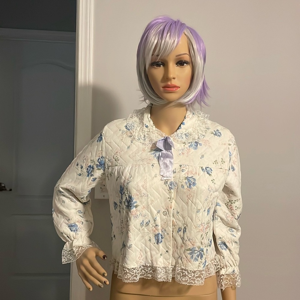 Vintage 50’s  Miss America Quilted Button Up / Pajama RARE !